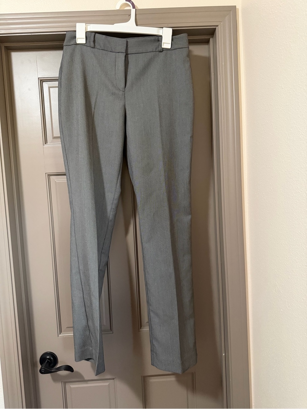Anne Klein Light Gray Dress Pants - Tailored Straight